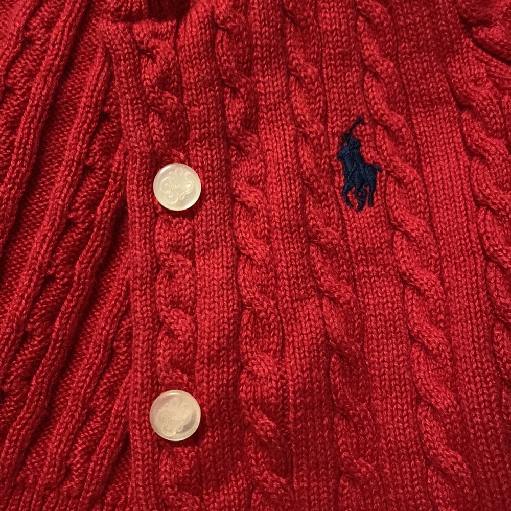 Ralph Lauren knit cardigan 9mos *NWOT - Picture 3 of 3